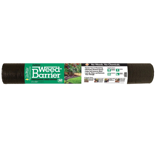 BARRIER WEED 30YR BLACK 3X50FT [SKU: ORG2753721]