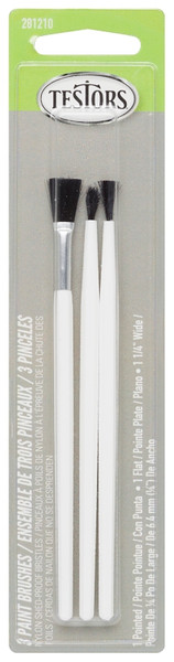 BRUSH PAINT MIXED GRY SET OF 3 [SKU: ORG5262464]