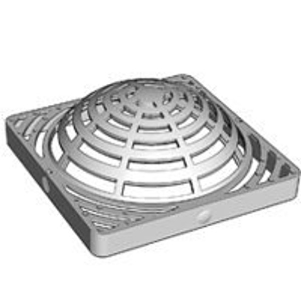 NDS 991 Atrium Grate, 9 in L, 9 in W, Square, 3/8 in Grate Opening, HDPE, Green [SKU: ORG1507854]