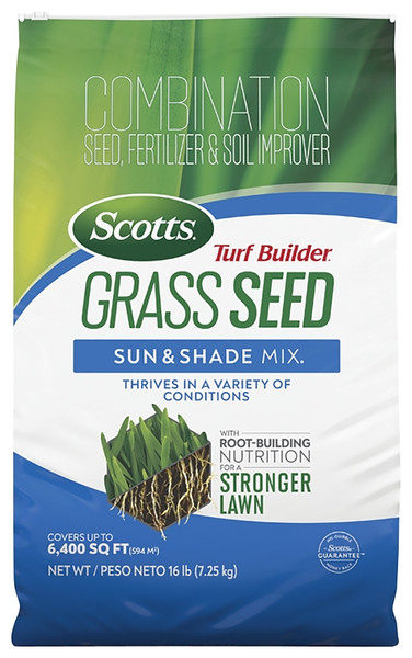 SEED GRASS SUN&SHADE MIX 16LB [SKU: ORG5535067]