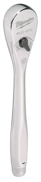 Milwaukee 48-22-9014 Drive Ratchet, 1/4 in Drive, 6 in OAL, Chrome [SKU: ORG1388040]