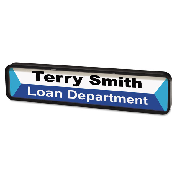 Diy Sign, Plastic, 9.38 X 2, Black [SKU: AVT83700]