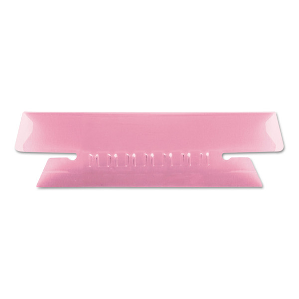 Transparent Colored Tabs For Hanging File Folders, 1/3-Cut, Pink, 3.5" Wide, 25/Pack [SKU: PFX4312PIN]