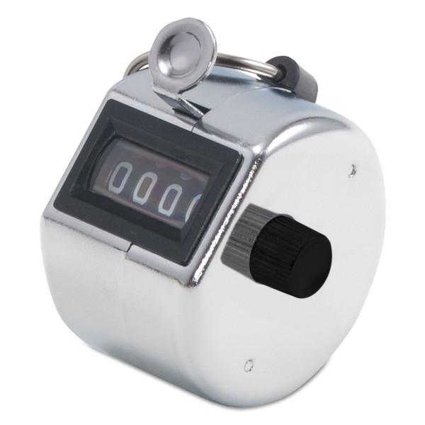Tally I Hand Model Tally Counter, Registers 0-9999, Chrome [SKU: AVT9841000]