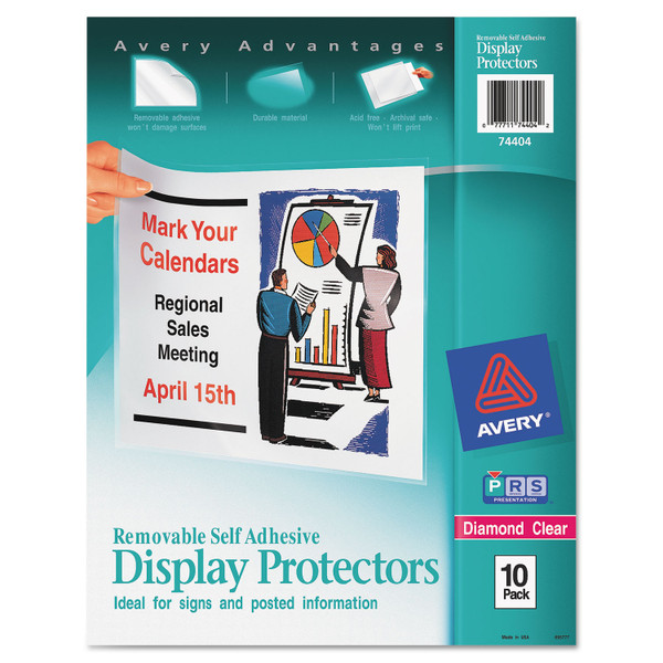 Top-Load Display Sheet Protectors, Letter, 10/Pack [SKU: AVE74404]