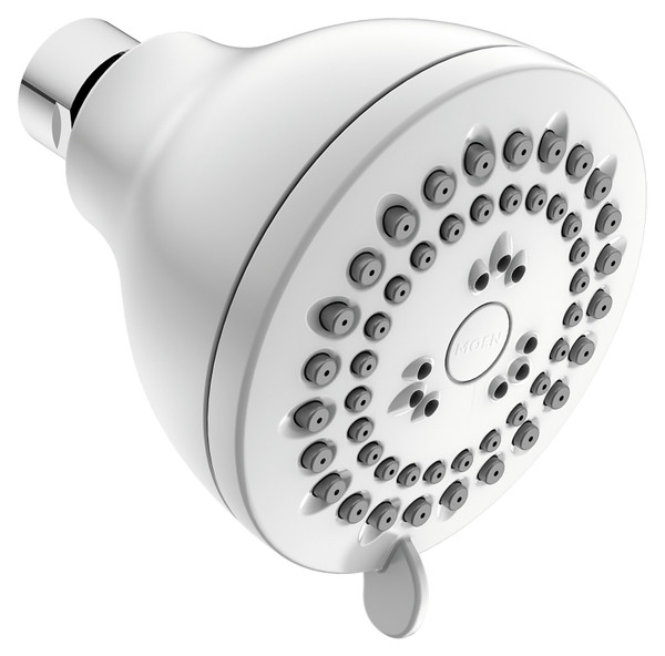 Moen Adler Series 23026EPW Spray Head, 2.5 gpm, 1/2 in Connection, IPS, Glacier, 3 in Dia [SKU: ORG9766577]