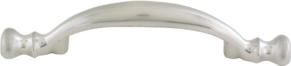 Amerock BP874G9 Cabinet Pull, 5-1/16 in L Handle, 1-1/8 in H Handle, 1 in Projection, Zinc, Sterling Nickel [SKU: ORG6243067]