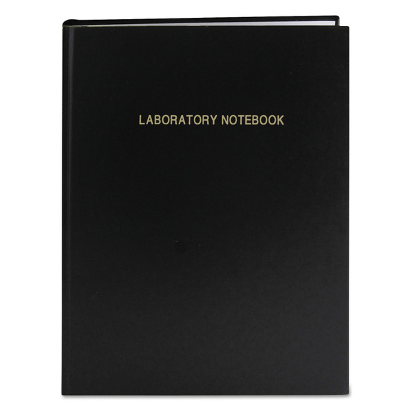 Lab Research Notebook, Quadrille Rule (5 Sq/In), Black Cover, (72) 11.25 X 8.75 Sheets [SKU: ROA77160]