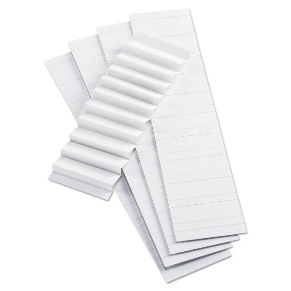 Blank Inserts For Hanging File Folders, Compatible With 42 Series Tabs, 1/5-Cut, White, 2" Wide, 100/Pack [SKU: PFX242]