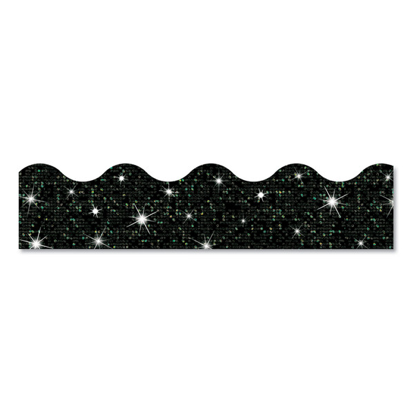 Terrific Trimmers Sparkle Border, 2.75" X 32 Ft, Black [SKU: TEPT91417]