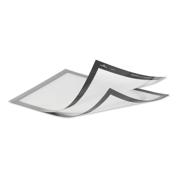 Duraframe Magnetic Plus Sign Holder, 8.5 X 11, Silver Frame, 2/Pack [SKU: DBL400423]