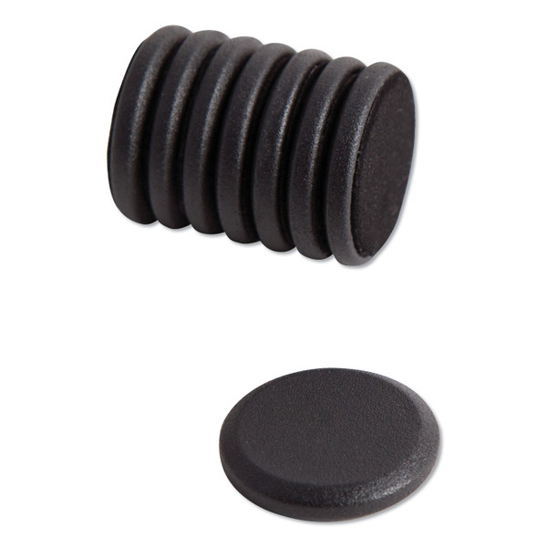 High Energy Magnets, Circle, Black, 1.25" Diameter, 8/Pack [SKU: UBR3021U0012]