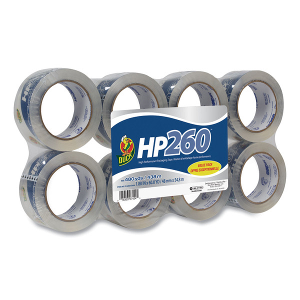 Hp260 Packaging Tape, 3" Core, 1.88" X 60 Yds, Clear, 8/Pack [SKU: DUC0007424]