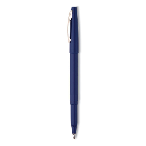 Rolling Writer Roller Ball Pen, Stick, Medium 0.8 Mm, Blue Ink, Blue Barrel, Dozen [SKU: PENR100C]