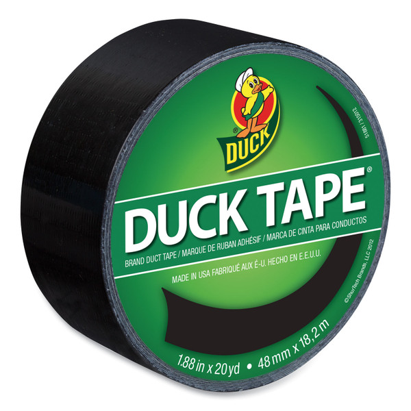 Colored Duct Tape, 3" Core, 1.88" X 20 Yds, Black [SKU: DUC1265013]