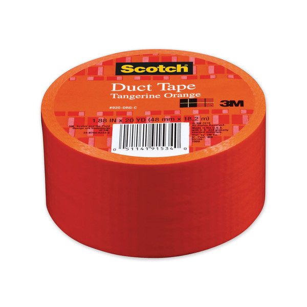 Duct Tape, 1.88" X 20 Yds, Tangerine Orange [SKU: MMM70005059285]