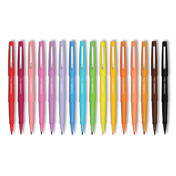 Flair Scented Felt Tip Porous Point Pen, Stick, Medium 0.7 Mm, Assorted Ink And Barrel Colors, 16/Pack [SKU: PAP2125408]