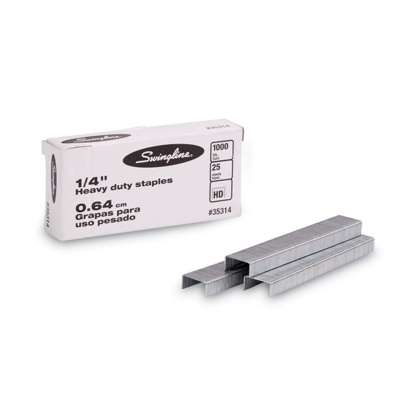 S.F. 13 Heavy-Duty Staples, 0.25" Leg, 0.5" Crown, Steel, 1,000/Box [SKU: SWI35314]