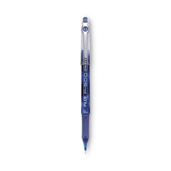 Precise P-500 Gel Pen, Stick, Extra-Fine 0.5 Mm, Blue Ink, Blue Barrel, Dozen [SKU: PIL38601]