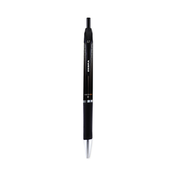 Sarasa Dry Gel X1 Gel Pen, Retractable, Medium 0.7 Mm, Black Ink, Black Barrel, 12/Pack [SKU: ZEB45610]