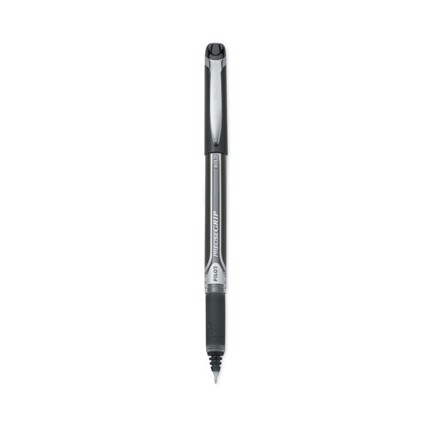 Precise Grip Roller Ball Pen, Stick, Bold 1 Mm, Black Ink, Black Barrel [SKU: PIL28901]