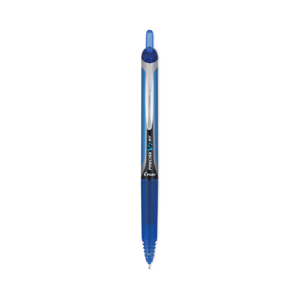 Precise V7Rt Roller Ball Pen, Retractable, Fine 0.7 Mm, Blue Ink, Blue Barrel [SKU: PIL26068]