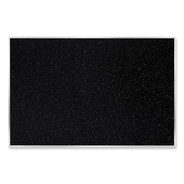 Satin Aluminum-Frame Recycled Rubber Bulletin Boards, 144.5 X 48.5, Confetti Surface, Ships In 7-10 Business Days [SKU: GHEATR412CF]