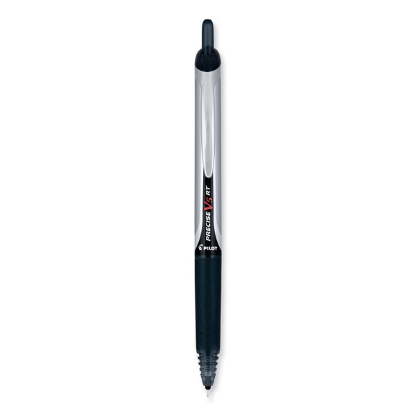 Precise V5Rt Roller Ball Pen, Retractable, Extra-Fine 0.5 Mm, Black Ink, Black Barrel, 30/Pack [SKU: PIL84067]