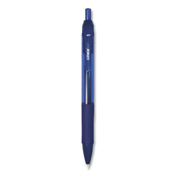 Striderio Gel Pen, Retractable, Medium 0.7 Mm, Blue Ink, Translucent Blue Barrel, 12/Box [SKU: STW52002]