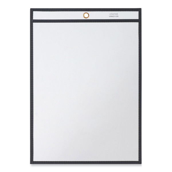 Top-Load Vinyl Ticket Holder, Heavy Gauge, Clear, 25/Pack [SKU: UNV21135]