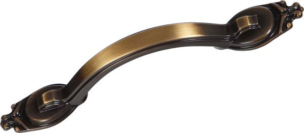Amerock BP735AE Cabinet Pull, 4-13/16 in L Handle, 7/8 in H Handle, 3/4 in Projection, Zinc, Antique English [SKU: ORG6334296]