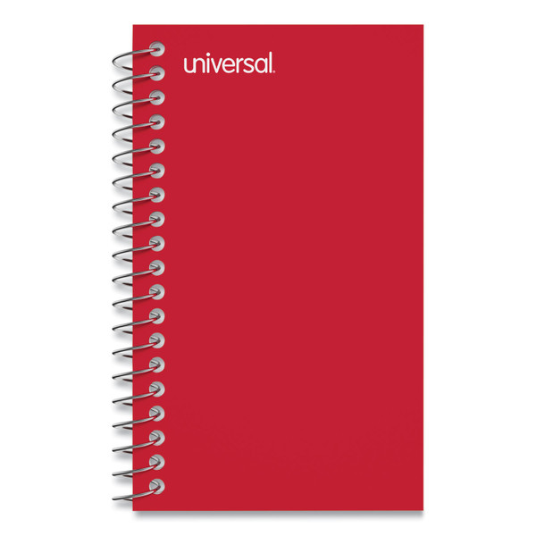 Wirebound Memo Book, Narrow Rule, Red Cover, (50) 5 X 3 Sheets, 12/Pack [SKU: UNV20453]