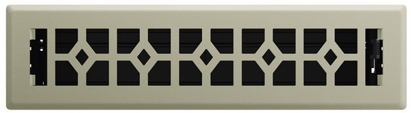 Imperial RG3471 Floor Register, Polystyrene, Satin Nickel [SKU: ORG7860851]