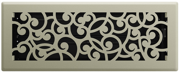 Imperial RG3455 Floor Register, Polystyrene, Satin Nickel [SKU: ORG7860992]