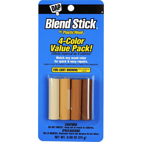 Plastic Wood Blend Stick 7079804101 Putty, Solid, Slight, Light Brown, 0.86 oz [SKU: ORG1135433]
