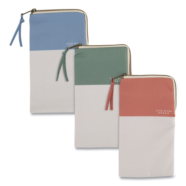 Recycled Pencil Pouch, 5 X 0.5 X 9, Randomly Assorted Colors [SKU: MEA500067]