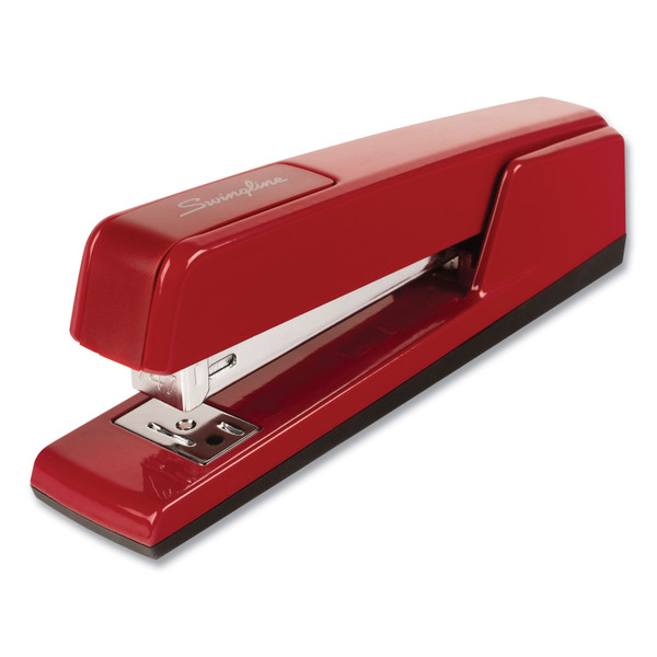 747 Classic Full Strip Stapler, 30-Sheet Capacity, Lipstick Red [SKU: SWI74718]
