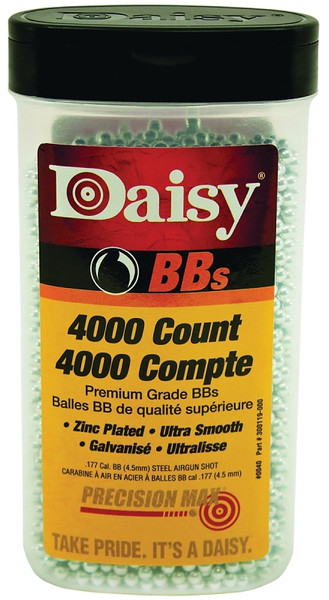Daisy 40 Airgun Shot, Ultra Smooth, Steel, Zinc [SKU: ORG5141114]