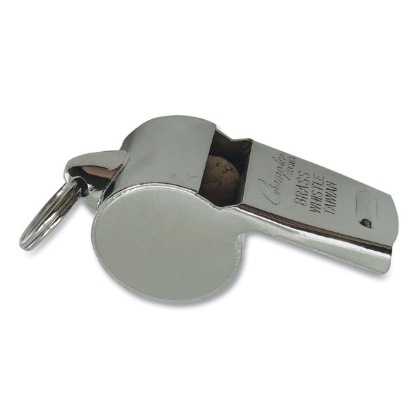 Sports Whistle, Heavy Weight, Metal, Silver, Dozen [SKU: CSI401]