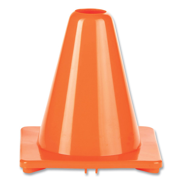Hi-Visibility Vinyl Cones, 6" Tall, Orange [SKU: CSIC6OR]