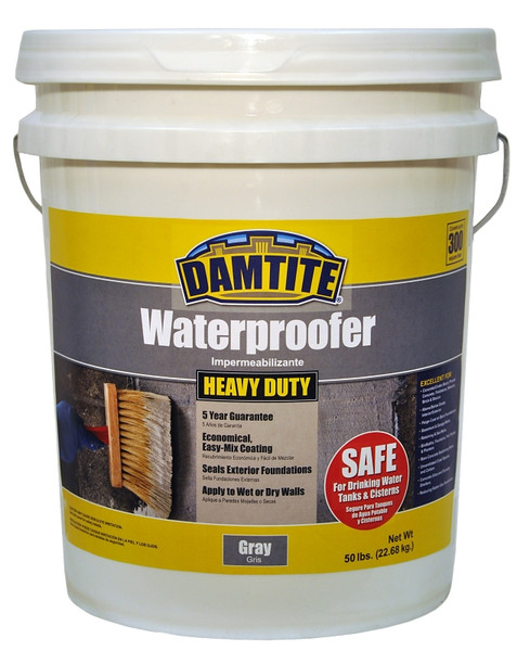 DAMTITE 02551/02501 Foundation Coating, Gray, Powder, 50 lb Bag [SKU: ORG0645069]