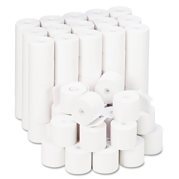 Impact And Inkjet Print Bond Paper Rolls, 0.5" Core, 2.25" X 165 Ft, White, 100/Carton [SKU: UNV22200]