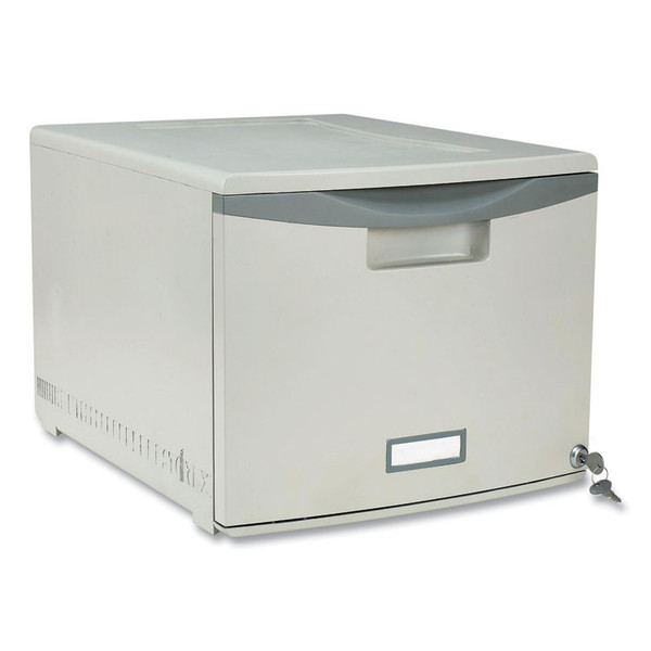 Stackable Storage Drawer, 14.8" X 18.3" X 12.8", Gray [SKU: STX61251S02C]