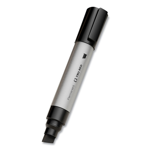 Xl Permanent Marker, Extra-Broad Chisel Tip, Black [SKU: TUD24398944]