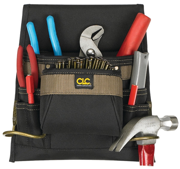 CLC Tool Works Series 1823 Nail and Tool Bag, 8-Pocket, Polyester [SKU: ORG9493289]