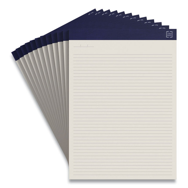 Notepads, Narrow Rule, 50 Ivory 8.5 X 11.75 Sheets, 12/Pack [SKU: TUD24419926]