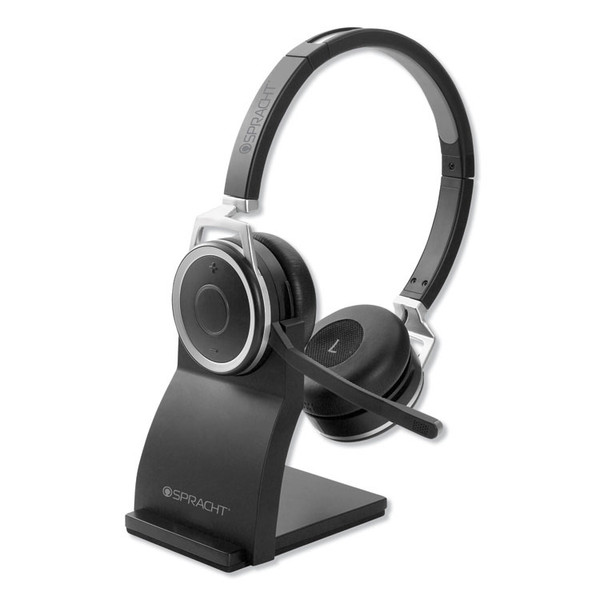 ZuM BT Prestige Binaural Over The Head Headset, Black [SKU: SPTZUMBTP400]