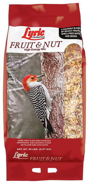 Lyric 2647344 Wild Bird Mix, Fruit, Nut Flavor, 20 lb Bag [SKU: ORG4961348]