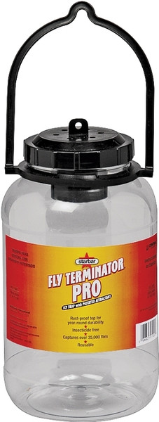 Starbar Fly Terminator 100520212 Fly Trap, Solid, Fish, 1 gal [SKU: ORG7171341]