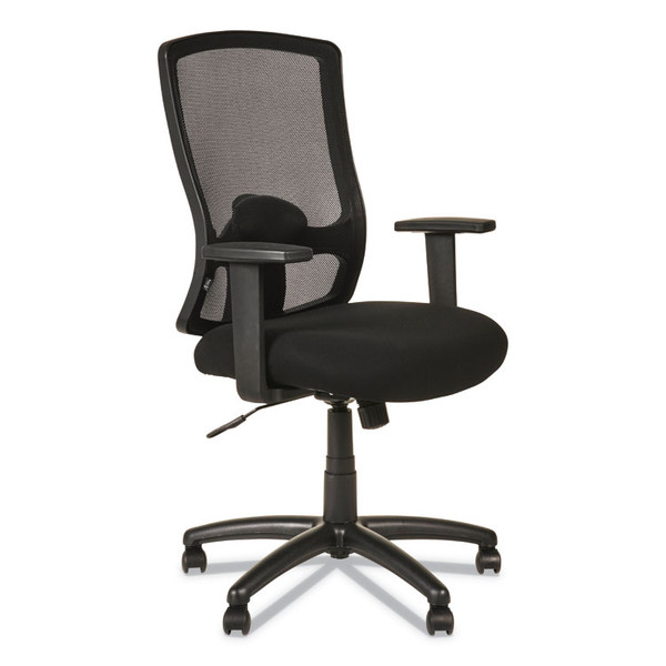 Alera Etros Series High-Back Swivel/Tilt Chair, Supports Up to 275 lb, 18.11" to 22.04" Seat Height, Black [SKU: ALEET4117B]
